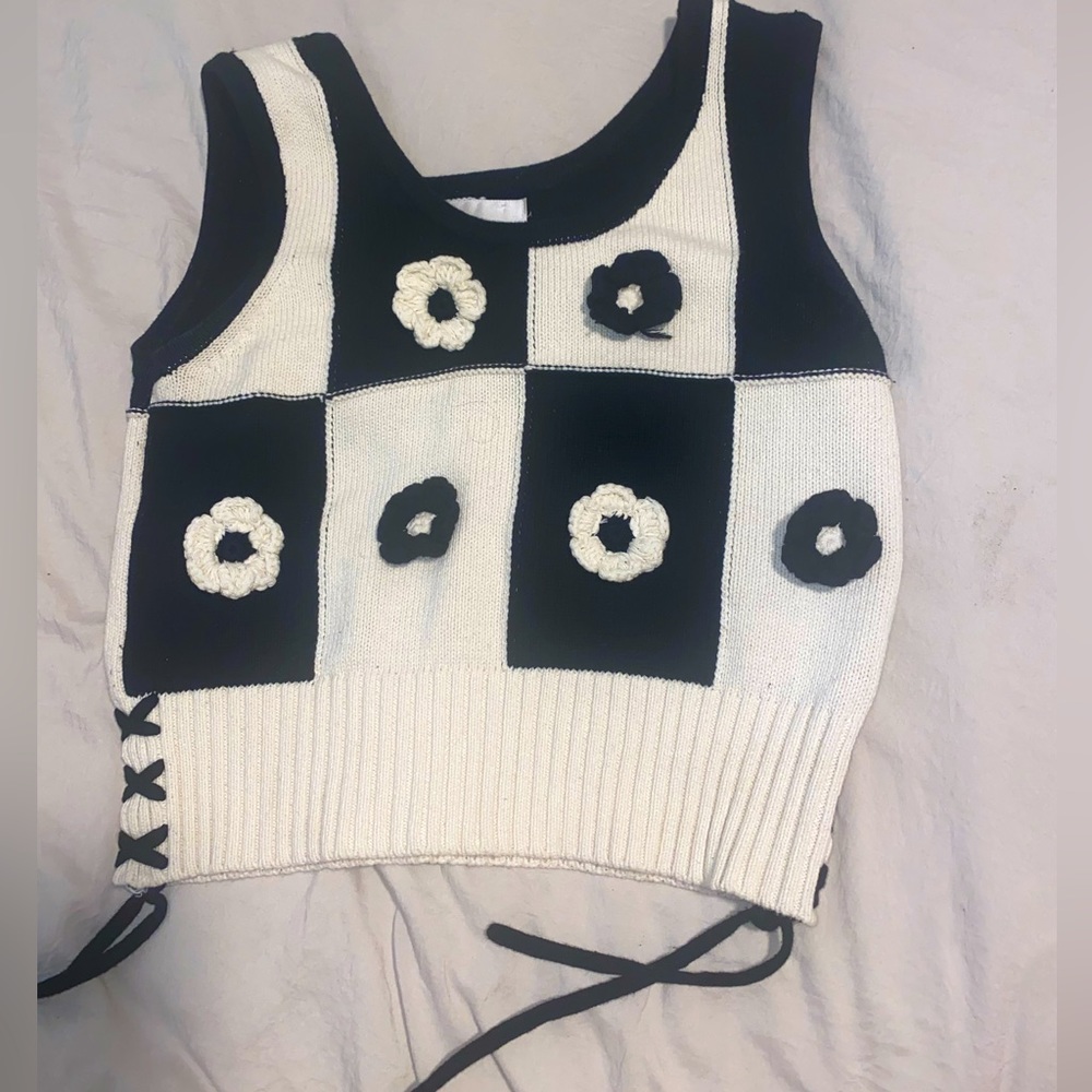 Sweater tank top